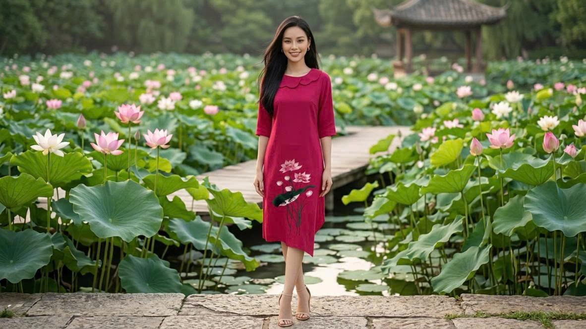 Mặc đẹp suốt mùa thu cùng trang phục vải Linen chính phẩm